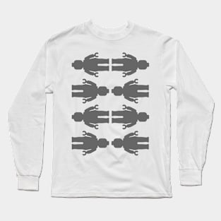 8 x Minifig Stickers Long Sleeve T-Shirt